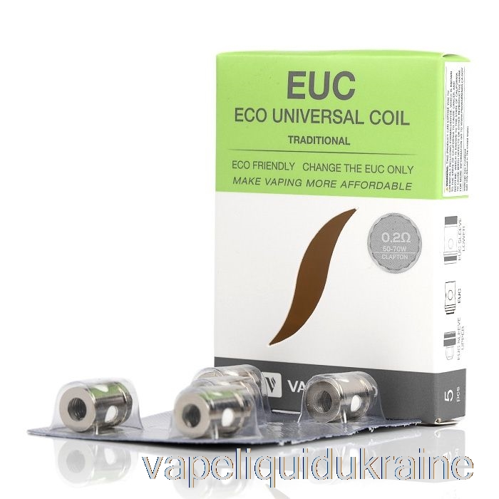Vape Liquid Ukraine Vaporesso EUC Replacement Coils 0.2ohm Traditional EUC Clapton
